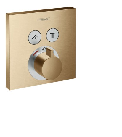 Hansgrohe Thermostat Unterputz ShowerSelect Fertigset 2 Verbraucher BBR 15763140
