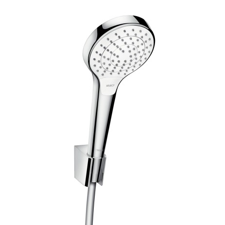 Hansgrohe Brausenset Croma Select S Vario/ Porter S weiss/chr.Brauseschlauch 1250mm 26421400