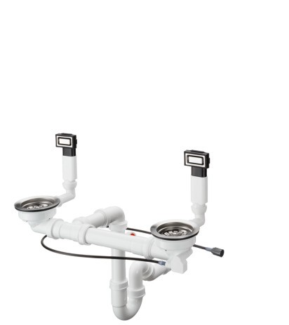 Hansgrohe Select Automatische Ab- und Überlaufgarnitur 370 x 370 D15-12 43942800