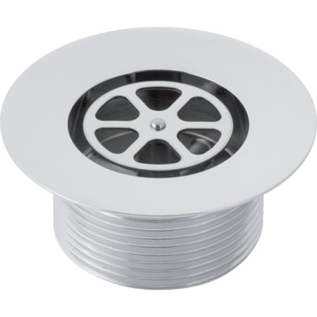 Geberit Ablaufventil mit Rundwinde G1 1/2" di40 glanzverchromt H 3,5 152.301.21.1