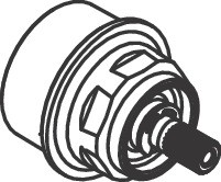 Hansgrohe Mutter Axor Massaud chrom 98677000