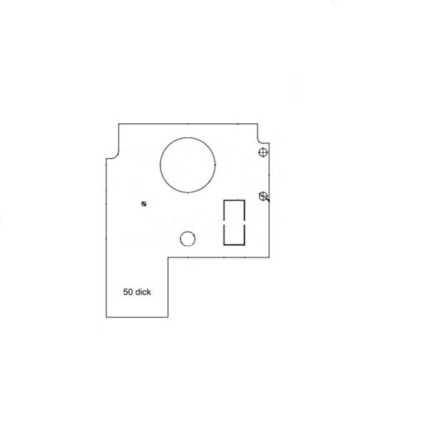 WINDHAGER IS. STEINW.HI/OB V EWK Isolierung hinten oben Steinwolle EWK/ 007461