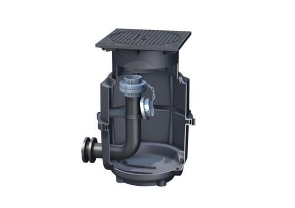 KESSEL Entsorgungsschacht LW400, erdeingebaute Abscheider, Kl. D 917422D