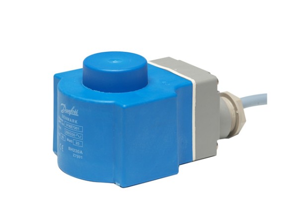 Danfoss Spule BN für Magnetventil eingeb. Gleichrichter,230 V,50 Hz,20W 018F7301