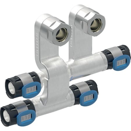 Geberit FlowFit Set Anschluss-T-Stück für Vorl./ Rückl. SiBr d16-15-16 619.440.22.1