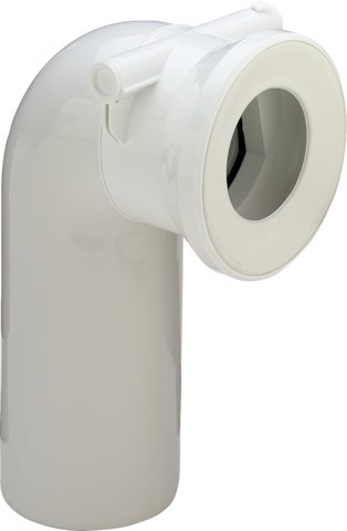 Viega WC Anschlussbogen 90 Grad 3811.5 aus Kunststoff weiss 138882