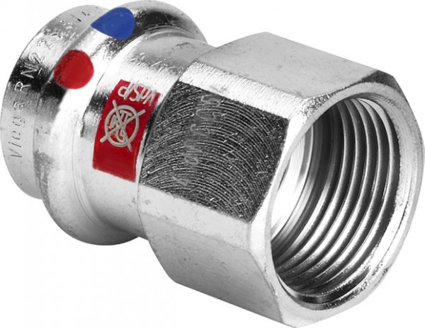 Viega Übergangsstück mit SC Prestabo 1112LF in LABS-frei in 18mm x Rp3/4 715120