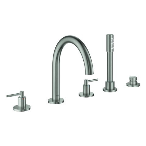 GROHE 5-Loch-Wannen-Kombination Atrio 19922_3 FMS Hebelgriff supersteel 19922DC3