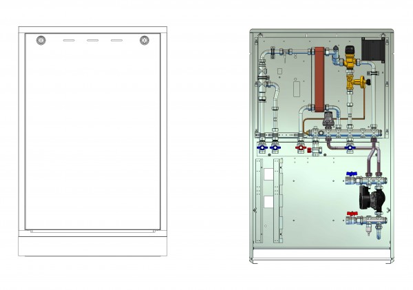 strawa Frischwasser-Wohnungsstation Friwara smart WS12-FBR-CU-UP