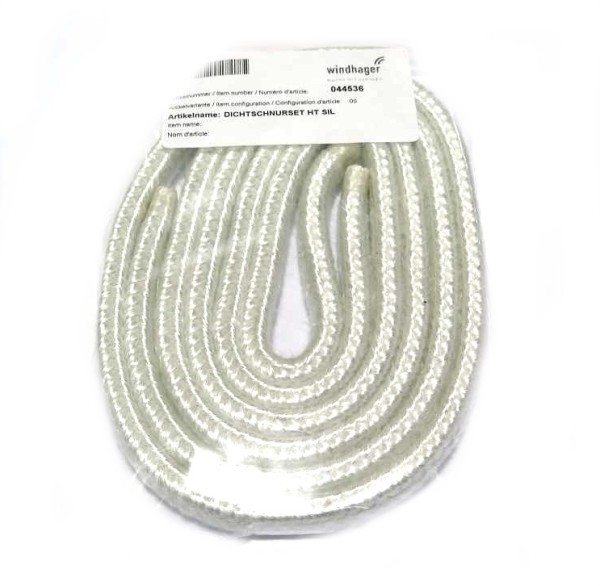 WINDHAGER DICHTSCHNURSET HT SIL Dichtschnurset Heiztüre SilvaWIN 044536