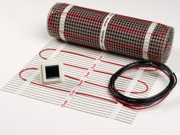 Danfoss Dünnbett Heizmatten Set EFTI EFTI-Set 2, Fläche 2 m2, 300 W 088L5325