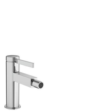 Hansgrohe Bidetmischer Finoris mit Push-Open Ablaufgarnitur chrom 76200000