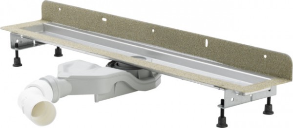 Viega Duschrinnen-Grundkörper 4980.50 in 1000mm Edelstahl 687656