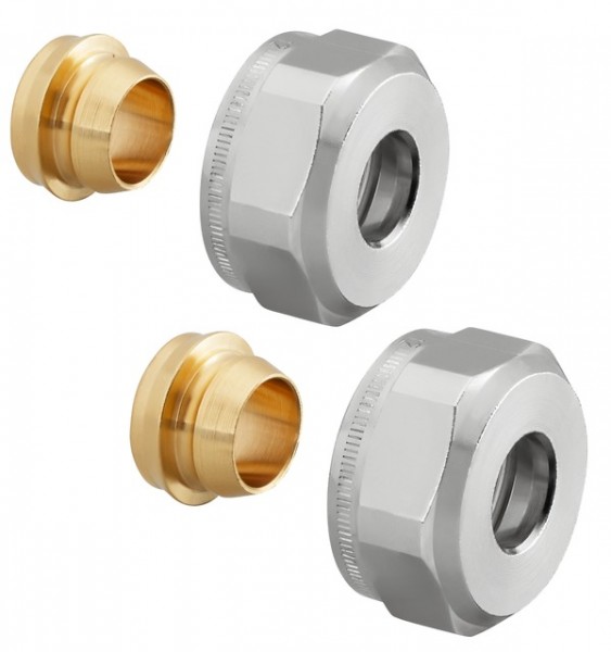 OVENTROP-Klemmringverschr. "Ofix CEP" für AG 3/4", 18mm, 2fach für Kupferrohre 1016865