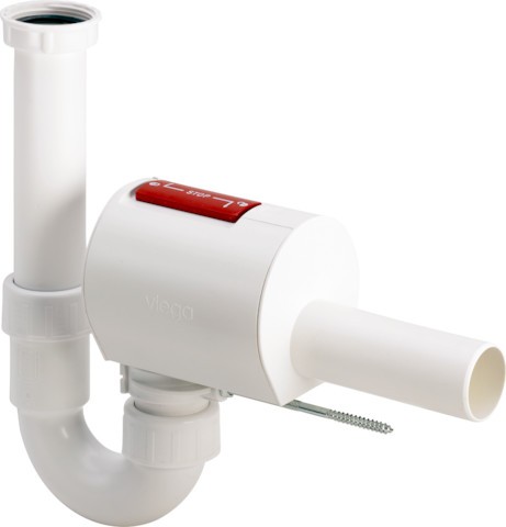 Viega Röhrengeruchverschluss Sperrfix, 4995.1 in G1 1/2 x 40x220mm Kunststoff 607128