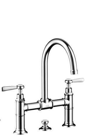 Hansgrohe Zweigriff Waschtischarmatur 220 Axor Montreux Brücke Hebelgriff chrom 16511000
