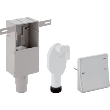 Geberit UP-ruchsverschluss mit Anschluss Wandeinbaukasten u. Abdeckplatte d50-56 152.232.00.1