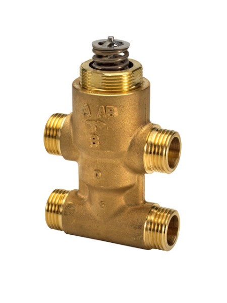 Danfoss 4-Wege-Ventil VZ4 DN 15, kvs 0,4 065Z5511