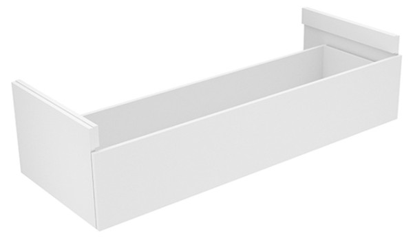 Keuco Unterbauschrank Edition 400 31461, 1 Auszug, weiß/weiß 31461380000