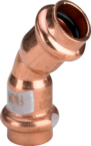 Viega Bogen 45 Grad mit SC Profipress S 4526 in 22mm Kupfer 628314