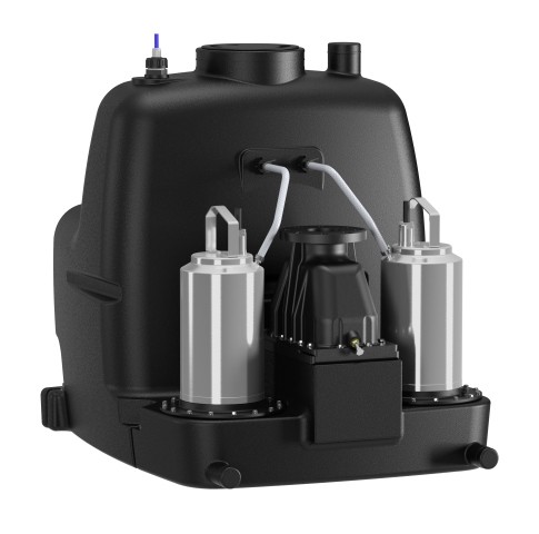 Wilo Abwasser-Hebeanlage DrainLift XL 2/20,DN80,3x400V,4.9kW 2532142