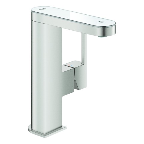 GROHE EH-Waschtischbatterie Plus 23958_3 M-Size mit digitalem Display supersteel 23958DC3
