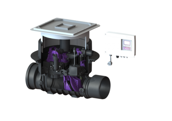 KESSEL Rückstauhebeanlage Ecolift DN 200, befliesbare Abdeckung/Ablauf 21200X