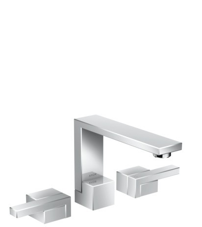 Hansgrohe 3-Loch Waschtischarmatur Axor Edge chrom 46050000