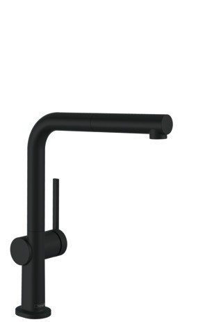 Hansgrohe Spültischmischer 270 Talis M54 Eco Ausziehauslauf 1jet mattschwarz 72845670