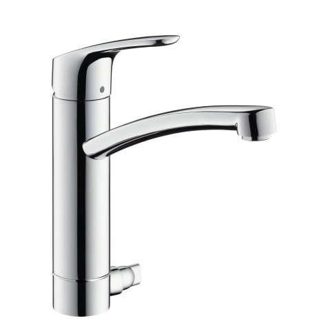 Hansgrohe Spültischmischer 200 Focus M41 Geräteabsperrventil 1jet chrom 31803000