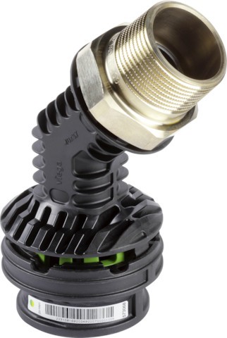 Viega Bogen 45 Grad SC Geopress K 9726.2 in 63mm x R2 Kunststoff 711160