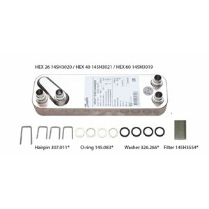 Danfoss Service Kit Wärmeübertrager T2 40-Platten für Akva Lux/Reno/VX-F 145H3672