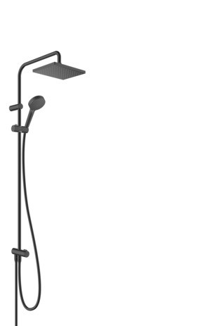 Hansgrohe Showerpipe 230 1jet Vernis Shape Reno EcoSmart mattschwarz 26289670