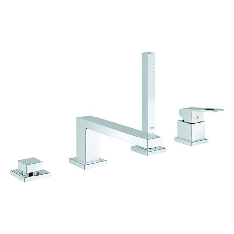 GROHE 4-Loch-Einhand-Wannenkombination Eurocube 19897_1 chrom 19897001