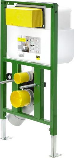 Viega WC Element 8130.18 in 830x490mm Stahl grün 718985