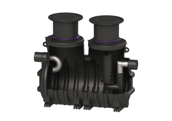 KESSEL Öl /Benzinabscheider EasyOil ground, NS 3, Klasse II, 1800 l, B 99403.10B