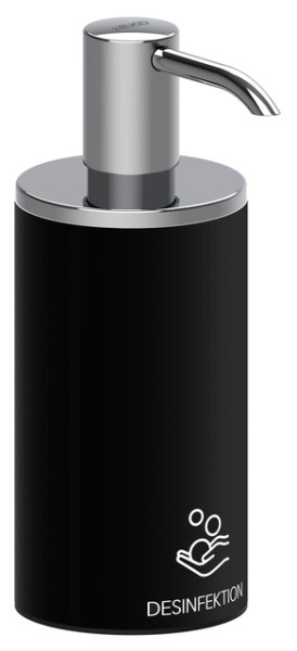 Keuco Desinfek.mittelsp., Univ.Art. 04952, Tischmodell, verchromt/schwarz 4952370100