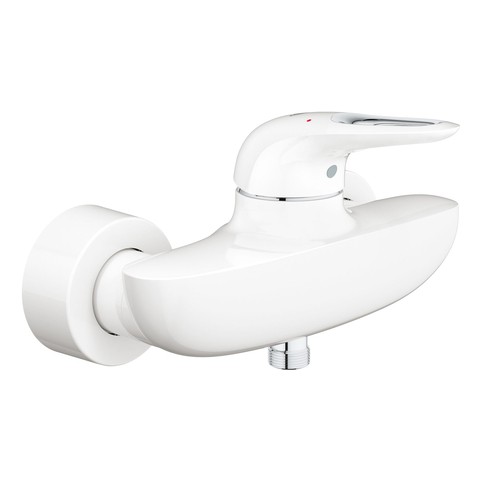 GROHE Einhand-Brausebatterie Eurostyle 33590_3 Wandmontage moon white/chrom 33590LS3
