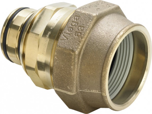 Viega Anschlussstutzen Maxiplex 9093 in 63mm Rotguss 712860