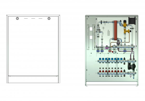 strawa Frischwasser-Wohnungsstation Friwara smart WS12-FBR-CU-AP-18 9 Hkr.