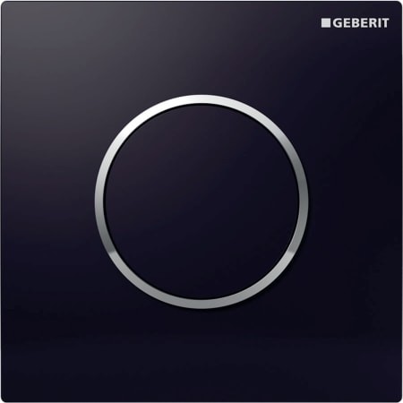 Geberit UR-Strg. mit pneumatischer Spülausl. BetPl. Typ 10 schwarz/glanzchrom/schw 116.015.KM.1