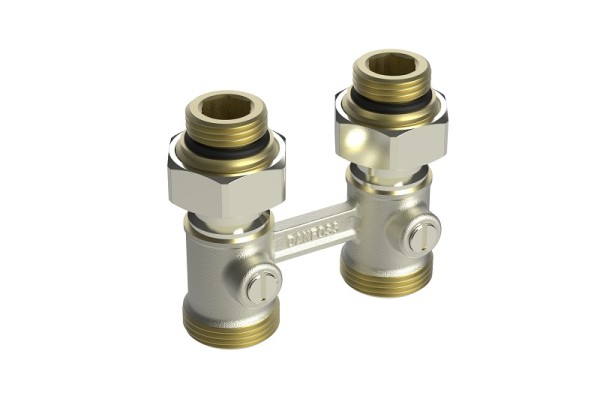 Danfoss Universalverschraubung RLV-KB für Ventil-HK, Heizk. R 1/2, Durchgang 003L0392
