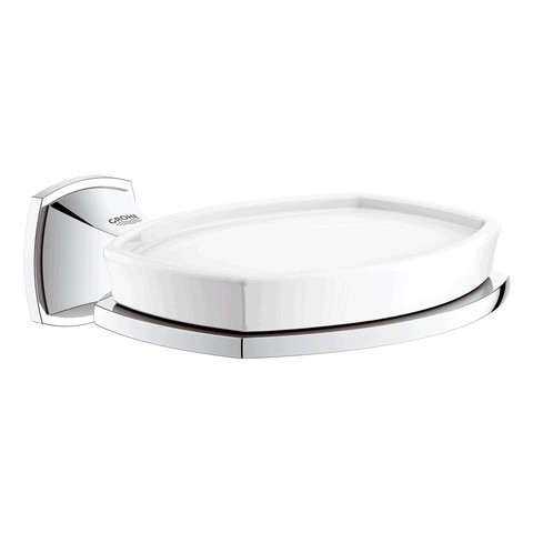 GROHE Halter Grandera 40628 mit Keramik- Seifenschale weiß/chrom 40628000