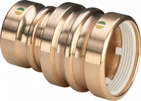 Viega Reduzierkupplung mit SC Geopress 9615.2 in 50x40mm Rotguss 466480