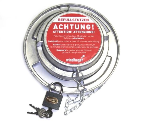 WINDHAGER VERSCHLUSSDECKEL BELÜFTBAR Verschlussdeckel belüftbar mit Kette, Vo 003361