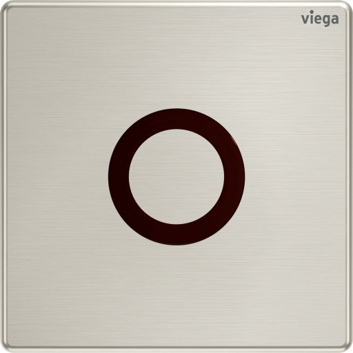 Viega Urinal Ausst.-Pl. VfP 12 8635.29 aus Edelstahl in verkehrsweiß 774974