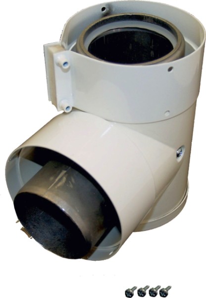 Wolf T-Stück DN63/96 90Gr mit Revisionsöffnung 2600144