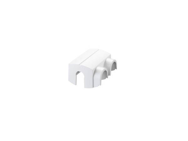Danfoss Kunststoffabdeckung für VHS Eck in RAL 9016 (Badheizkörper) 013G4673