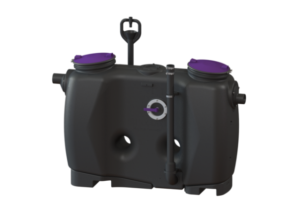 KESSEL Fettabscheider EasyClean free NS 4, Direct, Fülleinrichtung, Schauglas 93004.31/D