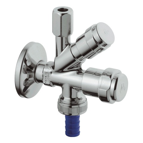 GROHE WAS-Kombieckventil 41073 Design-Gr. DN15 mit Rückflussverh. chrom 41073000